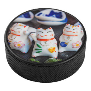Palet De Hockey figurines de chats à Beckoning
