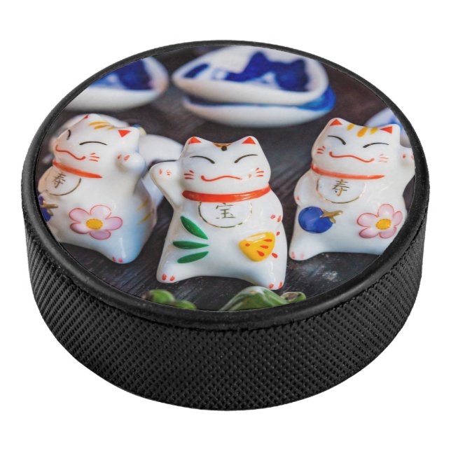 Palet De Hockey figurines de chats à Beckoning (3/4/2016 12:00:00 AM)