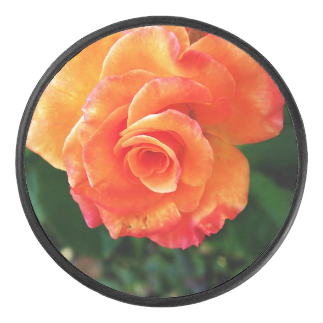 Palet De Hockey Fleur de rose orange (Devant)