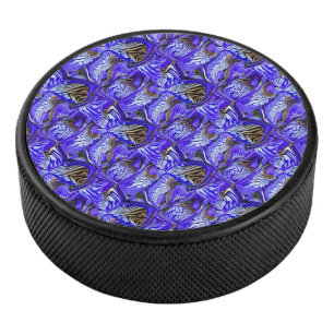 Palet De Hockey Fleur Iris Violet / Esthétique / Carrelé /
