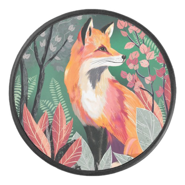 Palet De Hockey Fuchs Zauberwald Hand-Painted Nature Illustrations (Devant)