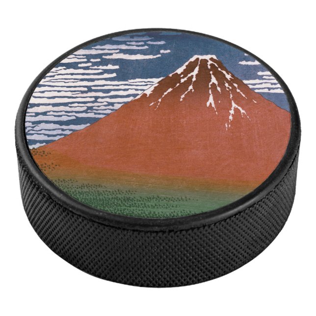 Palet De Hockey Fuji rouge, Aka Fujiyama Volcan Katsushika Hokusai (3/4/2016 12:00:00 AM)