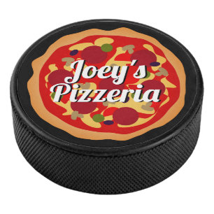 Palet De Hockey Funny pepperoni et fromage pizza sur mesure