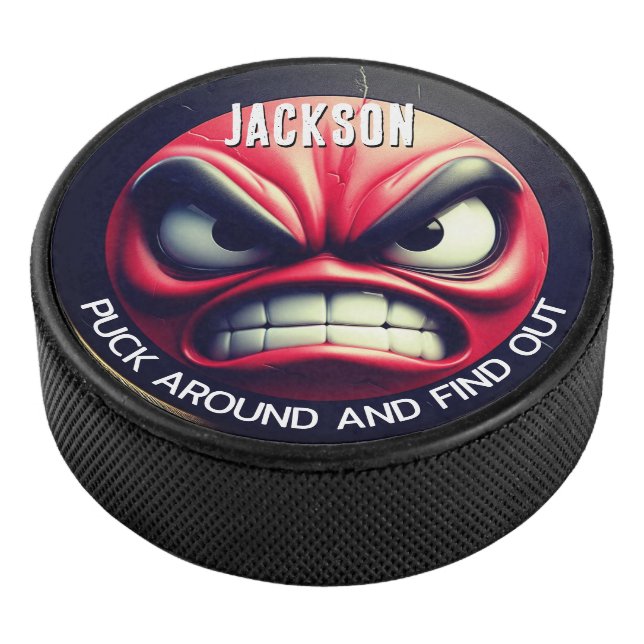 Palet De Hockey Funny Puck Arrondit et découvre Angry Puck (3/4/2016 12:00:00 AM)
