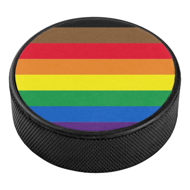 Palet De Hockey Gay pride lgbtq diversité inclusive rainbow flag (3/4/2016 12:00:00 AM)