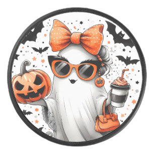 Palet De Hockey Ghost d'Halloween drôle