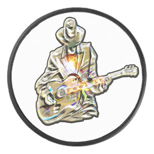 Palet De Hockey Gitarren Blues Mann - Sentez-le