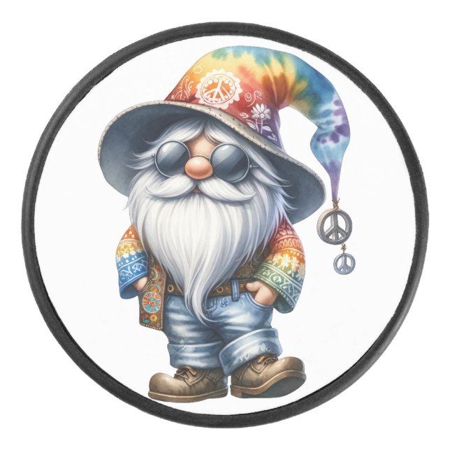 Palet De Hockey Gnome Hippie (Devant)