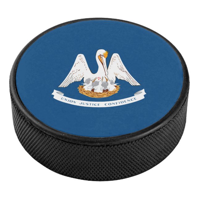 Palet De Hockey Graphique Drapeau Dynamique Louisiane sur un (3/4/2016 12:00:00 AM)