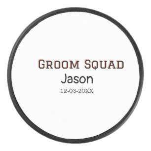 Palet De Hockey Groom Squad garçon d'honneur enterrement de vie de