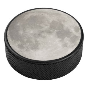 Palet De Hockey Grosse lune grise Puck