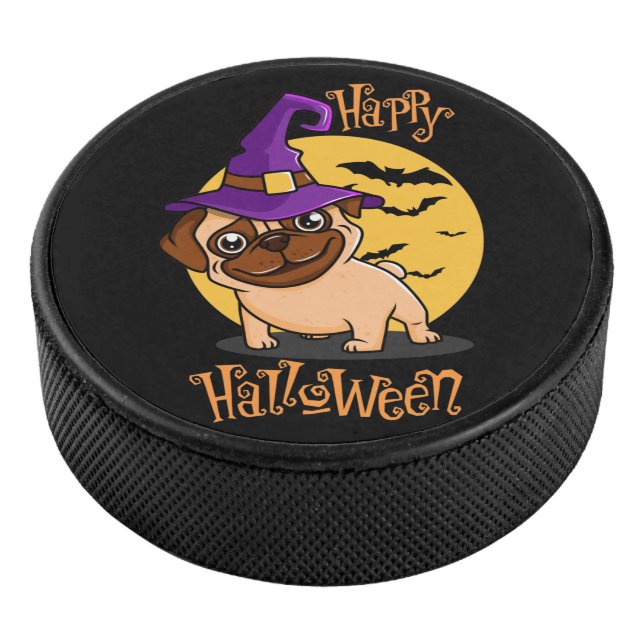 Palet De Hockey Halloween Puggy Hockey Puck (3/4/2016 12:00:00 AM)