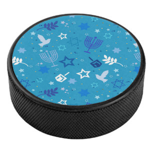 Palet De Hockey Hanoukka Stars Hockey Puck