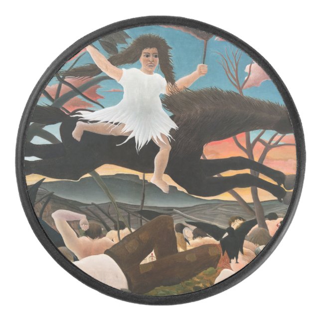 Palet De Hockey Henri Rousseau - La guerre (Devant)