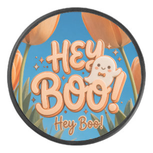 Palet De Hockey Hey Boo ! Halloween