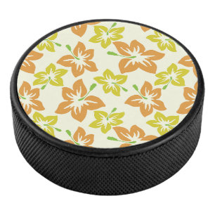 Palet De Hockey Hibiscus Jaune, Hibiscus Orange, Modèle Floral