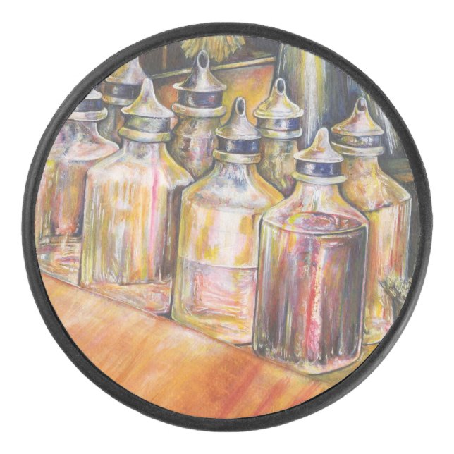 Palet De Hockey Idéographie de la lumière dorée (Devant)