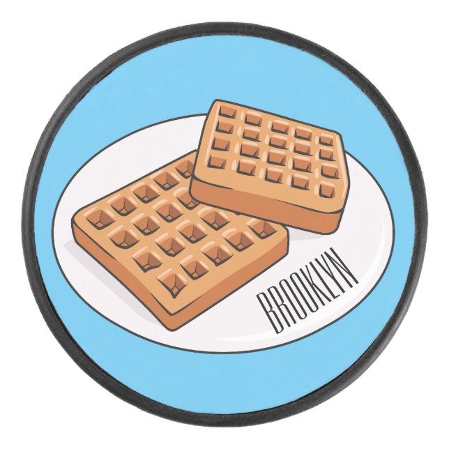 Palet De Hockey Illustration de gaufre (Devant)
