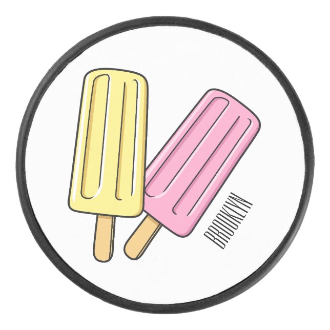 Palet De Hockey Illustration de Ice pop (Devant)