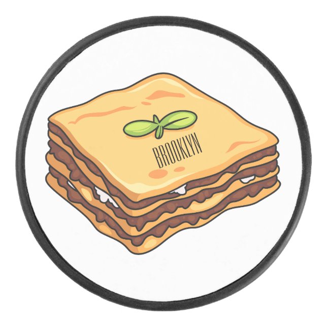 Palet De Hockey Illustration de Lasagna (Devant)