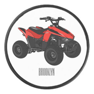 Palet De Hockey Illustration de Quad bike atv