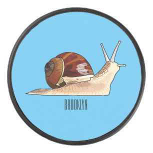 Palet De Hockey Illustration d'escargot