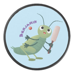 Palet De Hockey Illustration d'un insecte du cricket vert mou