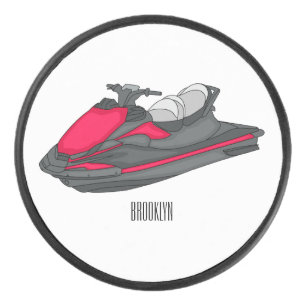 Palet De Hockey Illustration Jet ski