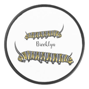 Palet De Hockey Illustration Monarch caterpillar