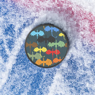 Palet De Hockey Imaginaire de vol de l'aile Dragon Blue