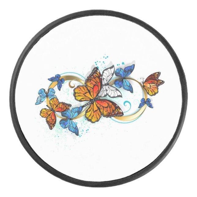 Palet De Hockey Infinity of Monarch Butterflies (Devant)