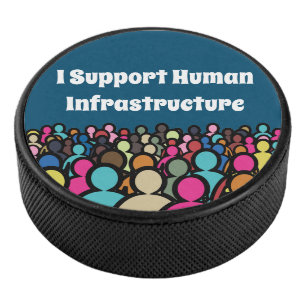 Palet De Hockey Je soutiens le Hockey Puck sur l'infrastructure hu