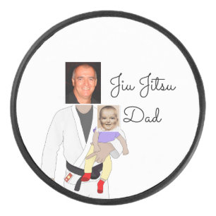 Palet De Hockey Jiu Jitsu Papa photos personnalisées et texte manu