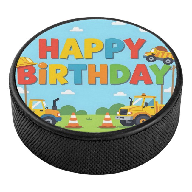 Palet De Hockey Joyeux anniversaire thème constructeur de construc (3/4/2016 12:00:00 AM)