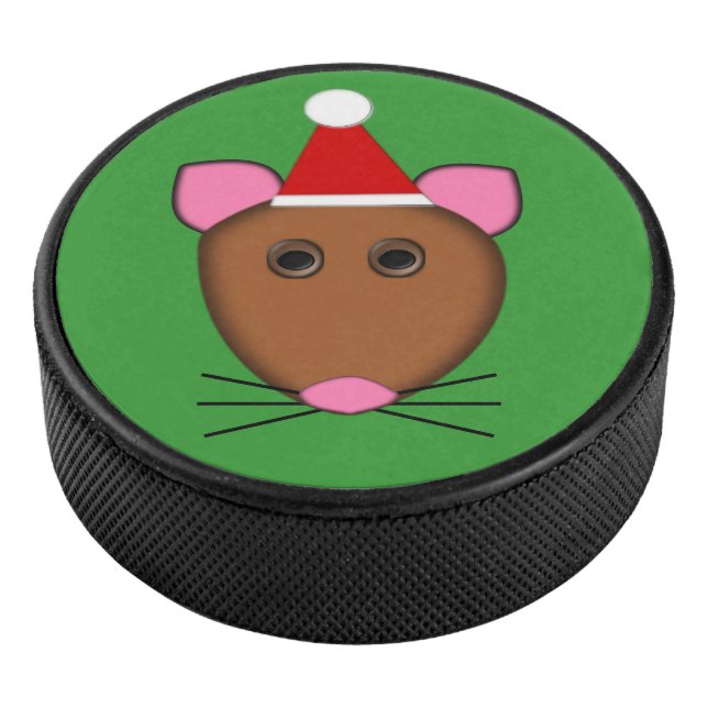 Palet De Hockey Joyeux Noël Souris Hockey Puck (3/4/2016 12:00:00 AM)
