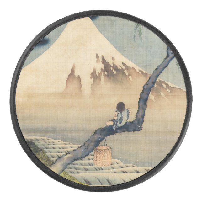 Palet De Hockey Katsushika Hokusai - Garçon regardant le Mont Fuji (Devant)