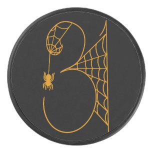 Palet De Hockey La journée d'Halloween 31 Toiles d'araignées