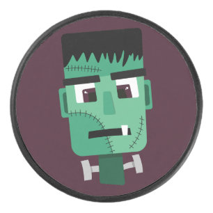 Palet De Hockey La tête du monstre Frankenstein