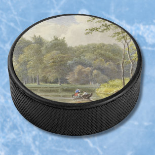 Palet De Hockey Landschap a rencontré Figuren à een Roeibootje Vin