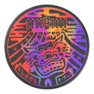 Palet De Hockey Le Gardien Japonais Lion Puck