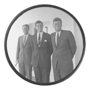 Palet De Hockey Le président américain John Kennedy et ses frères,