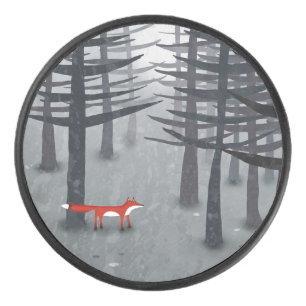 Palet De Hockey Le renard et la forêt