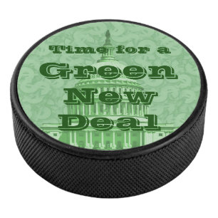 Palet De Hockey Le temps d'un New Deal vert