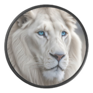 Palet De Hockey Lion blanc
