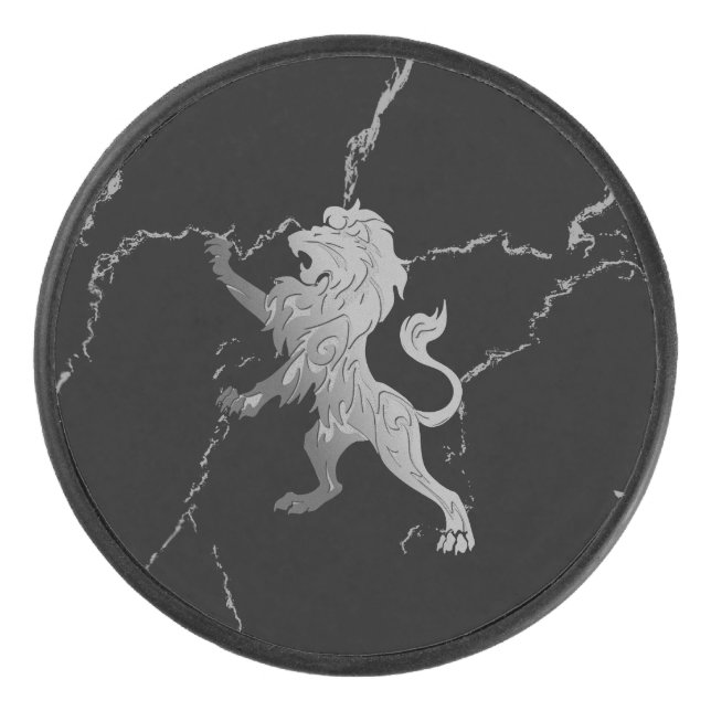 Palet De Hockey Lion royal d'argent (Devant)