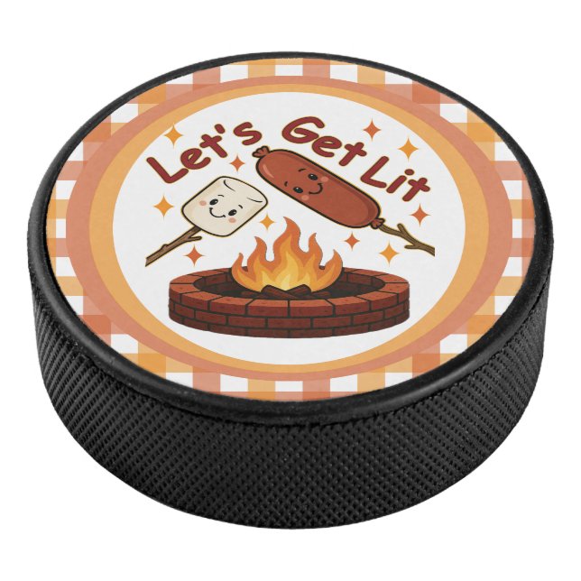 Palet De Hockey Lit Firepit - mignon Marshmallow & Hot Dog (3/4/2016 12:00:00 AM)