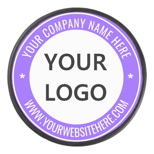 Palet De Hockey Logo Personnalisé Nom Site Couleurs Hockey Puck Ca (Devant)