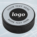 Palet De Hockey Logo Simple Avec Texte Professionnel Promotionnel<br><div class="desc">Ajoutez votre propre logo et le choix du texte à cette conception. Supprimez le texte supérieur ou inférieur si vous préférez. Minimaliste et professionnel. Idéal pour le personnel et les employés, en tant que produit promotionnel pour vos clients et clients, lors de foires commerciales et d'événements d'entreprise, et pour le...</div>