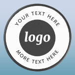 Palet De Hockey Logo Simple Avec Texte Professionnel Promotionnel<br><div class="desc">Ajoutez votre propre logo et le choix du texte à cette conception. Supprimez le texte supérieur ou inférieur si vous préférez. Minimaliste et professionnel. Idéal pour le personnel et les employés, en tant que produit promotionnel pour vos clients et clients, lors de foires commerciales et d'événements d'entreprise, et pour le...</div>