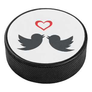PALET DE HOCKEY LOVEBIRDS